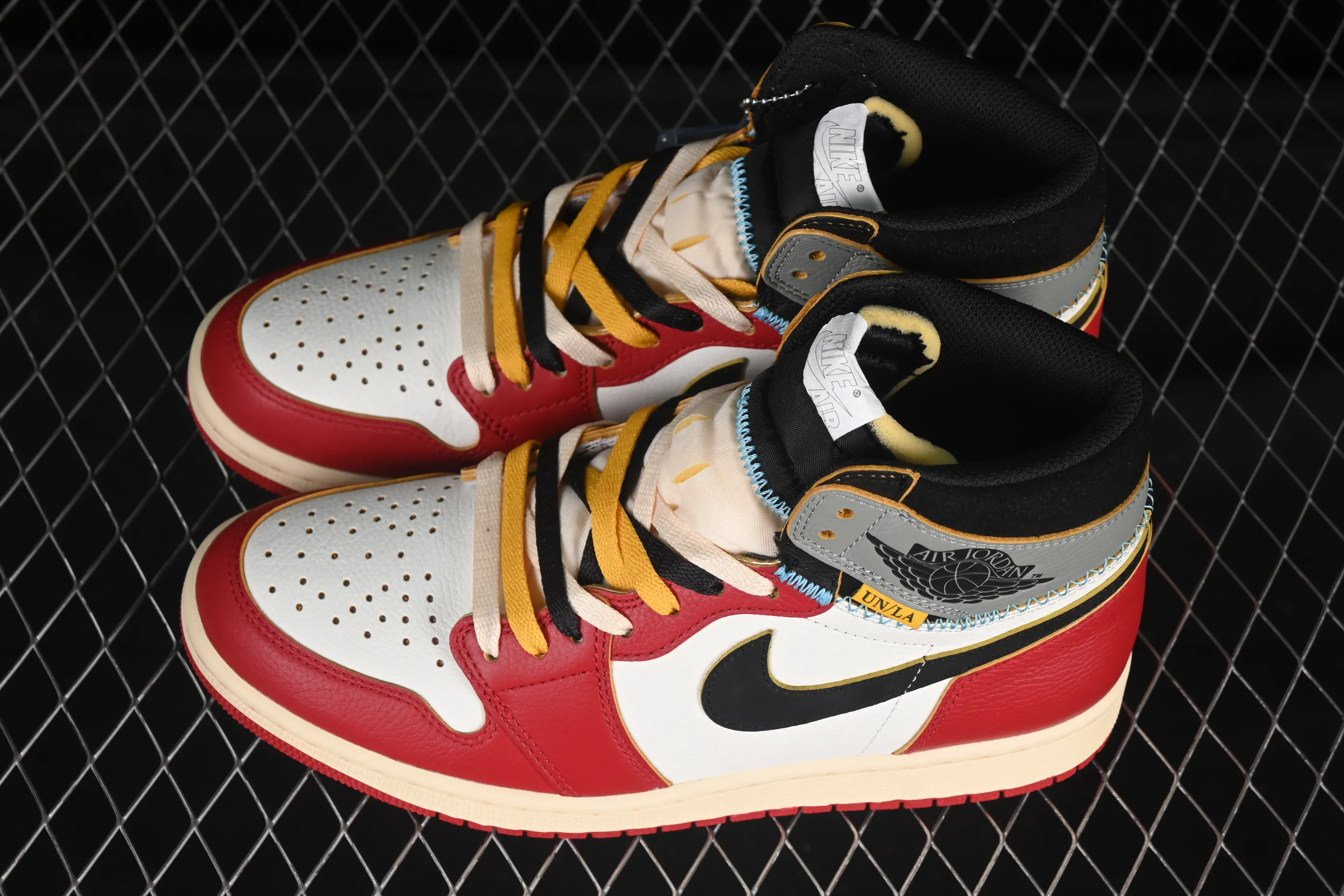 All categories Air Jordan Jordan series basketball shoes Air Jordan 1 High foreign trade version Union x Air Jordan 1 Retro High AJ1 Joe 1 Shadow Chicago high-top basketball shoes HV8563-600